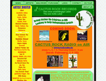 Tablet Screenshot of cactusrock-records.com
